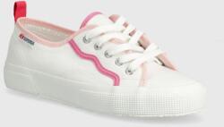 Superga tenisi 2750 CURLY BINDINGS femei, culoarea alb, S8138NW PPYH-OBD4CC_00A (S8138NW)