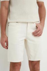 Calvin Klein pantaloni scurti jeans barbati, culoarea bej, K10K112942 PPYH-SZM0D6_02B