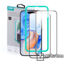 ESR APPLE iPhone 15 Plus, ESR üvegfólia, 2db, 9H, Teljes, Fekete