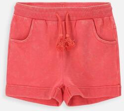 Coccodrillo pantaloni scurți din bumbac pentru copii culoarea rosu, neted PPYH-SZG02U_33X