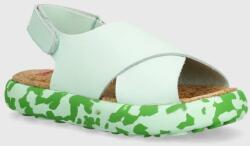 Camper sandale din piele pentru copii culoarea verde PPYH-OBG13N_70X