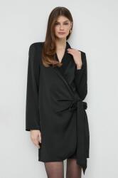 TWINSET rochie culoarea negru, mini, evazati PPYH-SUD0D1_99X