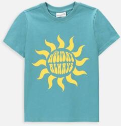 Coccodrillo tricou de bumbac pentru copii culoarea turcoaz, cu imprimeu PPYH-TSB0CL_66X