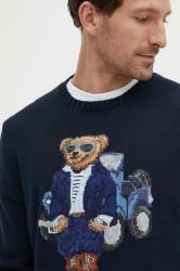 Ralph Lauren pulover de bumbac culoarea bleumarin, 710934022 PPYH-SWM03Y_59X