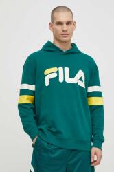 Fila bluza Luohe barbati, culoarea verde, cu glugă, cu imprimeu, FAM0675 PPYH-BLM0CP_79X (FAM0675)