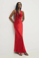 ANSWEAR rochie culoarea rosu, maxi, drept BBYH-SUD0H5_33X