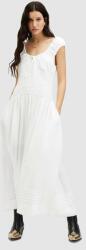 AllSaints rochie ELIZA MAXI DRESS culoarea alb, maxi, evazati, W204DA PPYH-SUD2DF_00X