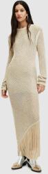 AllSaints rochie JESSE DRESS culoarea maro, maxi, mulata, WD596Z PPYH-SUD2DM_82X
