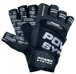 Power System Power Grip Black/Gray Fitness kesztyű S