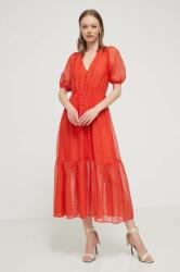 Desigual rochie OTTAWA culoarea rosu, maxi, evazati, 24SWVW05 PPYH-SUD2AP_33X