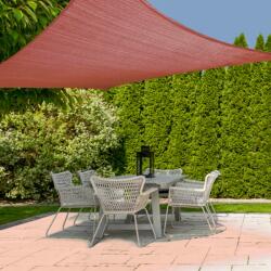 ProGarden Négyzet alakú napvitorla, árnyékoló, UPF50+, 160g/m2, 3 x 3 m - Terra (C46400370)
