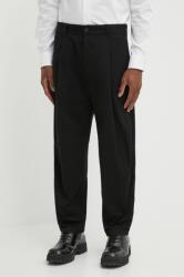 Diesel pantaloni P-ARTHUR bărbați, culoarea negru, cu fason chinos, A11096.0HJAH PPYH-SPM0FY_99X
