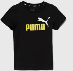 PUMA tricou de bumbac pentru copii culoarea negru, cu imprimeu PPY8-TSB0EM_99A