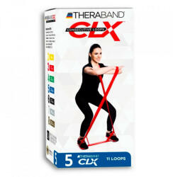 Thera-Band CLX modrá (extra strong) Gumiszalag erősítéshez