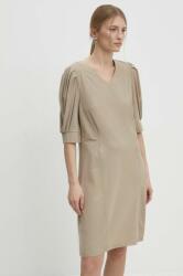 ANSWEAR rochie culoarea maro, mini, evazati BBYH-SUD0CU_82X