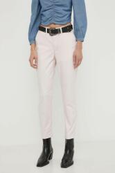 Levi's pantaloni femei, culoarea roz, mulata, high waist PPYH-SPD136_30X (A4673)