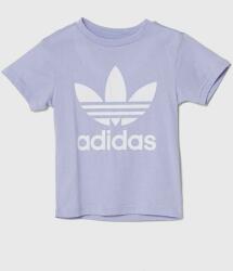 Adidas tricou de bumbac pentru copii culoarea violet PPYH-TSG063_04X