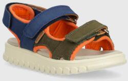 Shoo Pom sandale din năbuc pentru copii ROLLY BOY SCRATCH culoarea verde PPYH-OBB0IR_78X