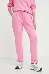 Liu Jo pantaloni femei, culoarea roz, drept, high waist PPYH-SPD0GZ_30X