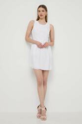 Giorgio Armani rochie culoarea alb, mini, mulata, 3DYA66 YN9RZ PPYH-SUD16K_00X