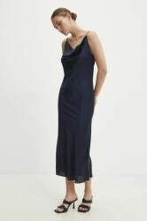 ANSWEAR rochie culoarea albastru marin, maxi, drept BBYH-SSD04U_59X