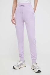 Armani Exchange pantaloni femei, culoarea violet, neted 99KK-SPD02W_48X