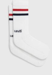 Levi's sosete 2-pack culoarea alb PPYH-LGU08M_00X