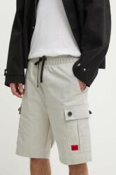 Hugo pantaloni scurți din bumbac culoarea gri, 50510594 PPYH-SZM098_09X