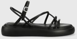 Vagabond Shoemakers sandale de piele Blenda femei, culoarea negru, cu platforma, 5519.801. 20 PPYX-OBD3WA_99X
