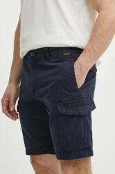 Napapijri pantaloni scurti din bumbac N-Deline culoarea albastru marin, NP0A4HOT1761 PPYH-SZM0B5_59X