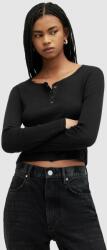 AllSaints bluza BENNY LS TEE femei, culoarea negru, neted, WM540Z PPYH-BDD0IP_99X
