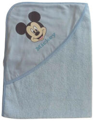 AB ABR Kapucnis frottír törölköző Mickey egér mintával 70x90cm - Kék