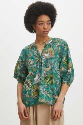 MEDICINE bluza din bumbac femei, culoarea turcoaz, modelator ZPYH-BDD701_66A