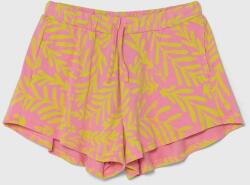 United Colors of Benetton pantaloni scurți din bumbac pentru copii culoarea roz, modelator, talie reglabila PPYH-SZG03A_30X