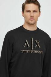 Giorgio Armani bluza barbati, culoarea negru, cu imprimeu PPYH-BLM0HC_99X