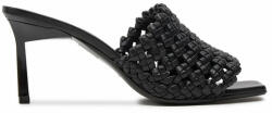 Calvin Klein Papucs Calvin Klein Heel Mule Sandal 70 Latt HW0HW02144 Fekete 37 Női