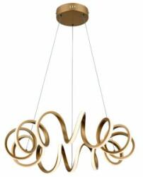 Reality loop pendant lamp with dimmable driver +rcalu+ pvc+ iron painting gold finishingled 4000k 40w; 80lm/w; 25000hours; cri≧80; a+size: d550*h1200mm h12 - beltéri világítás|függeszték függőlámpák