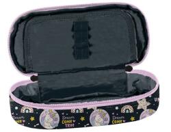 PASO UNICORN egyrekeszes ovális tolltartó lányoknak, Dream come true