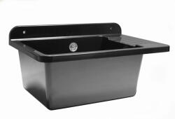 Zelvo Compact 505 Black silvery Chiuveta