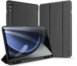 Tok Samsung X510/X516B Galaxy Tab S9 FE 10.9 tablet tok (Smart Case) on/off funkcióval, Pencil tartóval - Dux Ducis Domo Series - fekete