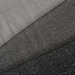 Takoy Alkalmi csillogós tüll fekete színű