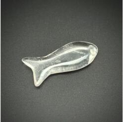 R. M. ékszer Hegyikristály átfúrt hal 30-40mm (010378)