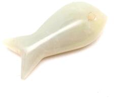 R. M. ékszer Jáde new átfúrt hal 40-45mm (010380)