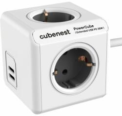 CubeNest PowerCube Extended USB C+C PD 35 W szürke (3518)