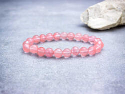 R. M. ékszer Eper kvarc ásvány karkötő (8756-RM-19)