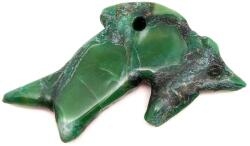 R. M. ékszer Jáde afrikai átfúrt delfin 45x25mm (010363)