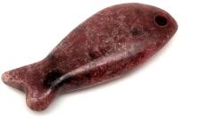 R. M. ékszer Rodonit átfúrt hal 35-45mm (010377)