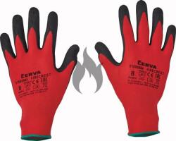 CZ-ČE Munka- és védőkesztyű Worm FIRECREST - poliuretánba mártott nylon - 12 pár csomag