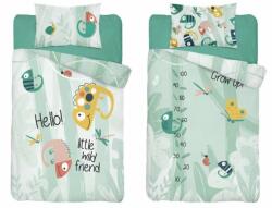 Detexpol Kétoldalas kaméleon pamut ágynemű - zöld