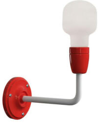 Creative-Cables Fermaluce Color, porcelán és fém fali lámpa hajlított karral (APP4RSVB-L)